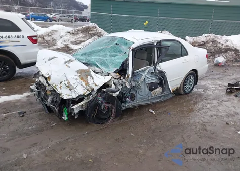 2007 Toyota Corolla Le z USA, uszkodzony, nr VIN 2T1BR30E97C802168